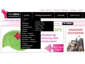 webwinkel header