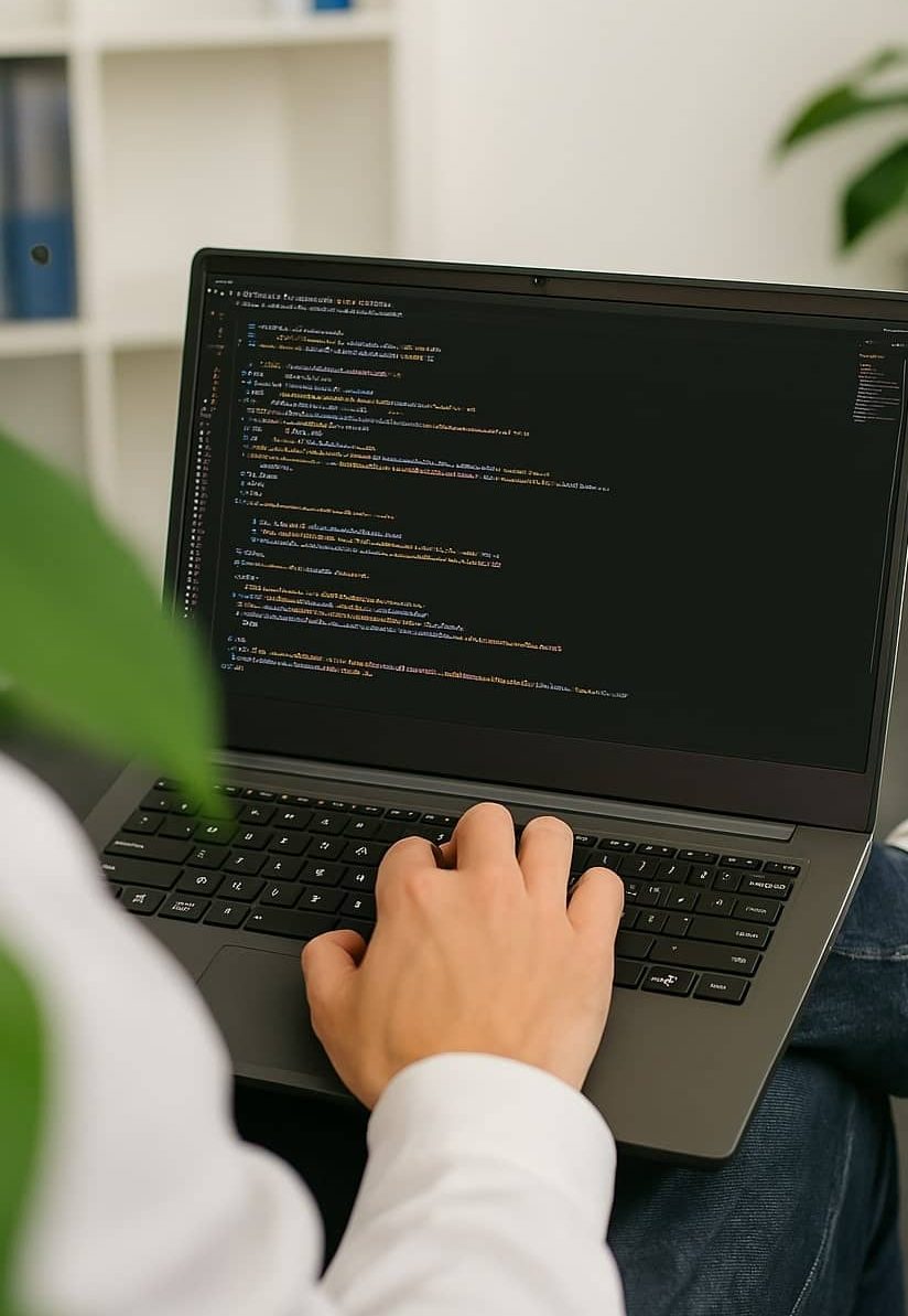 Laptop met technische SEO