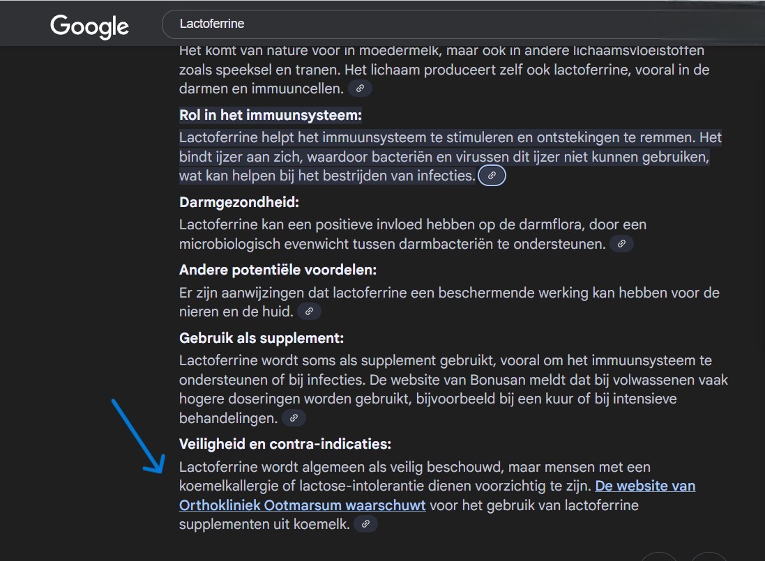 Orthokliniek-in-ai-zoekresultaat